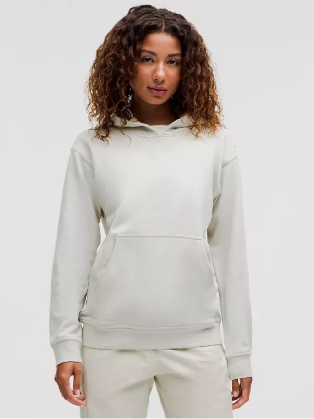 Lululemon All Yours French Terry Hoodie - Bone White/ Cream